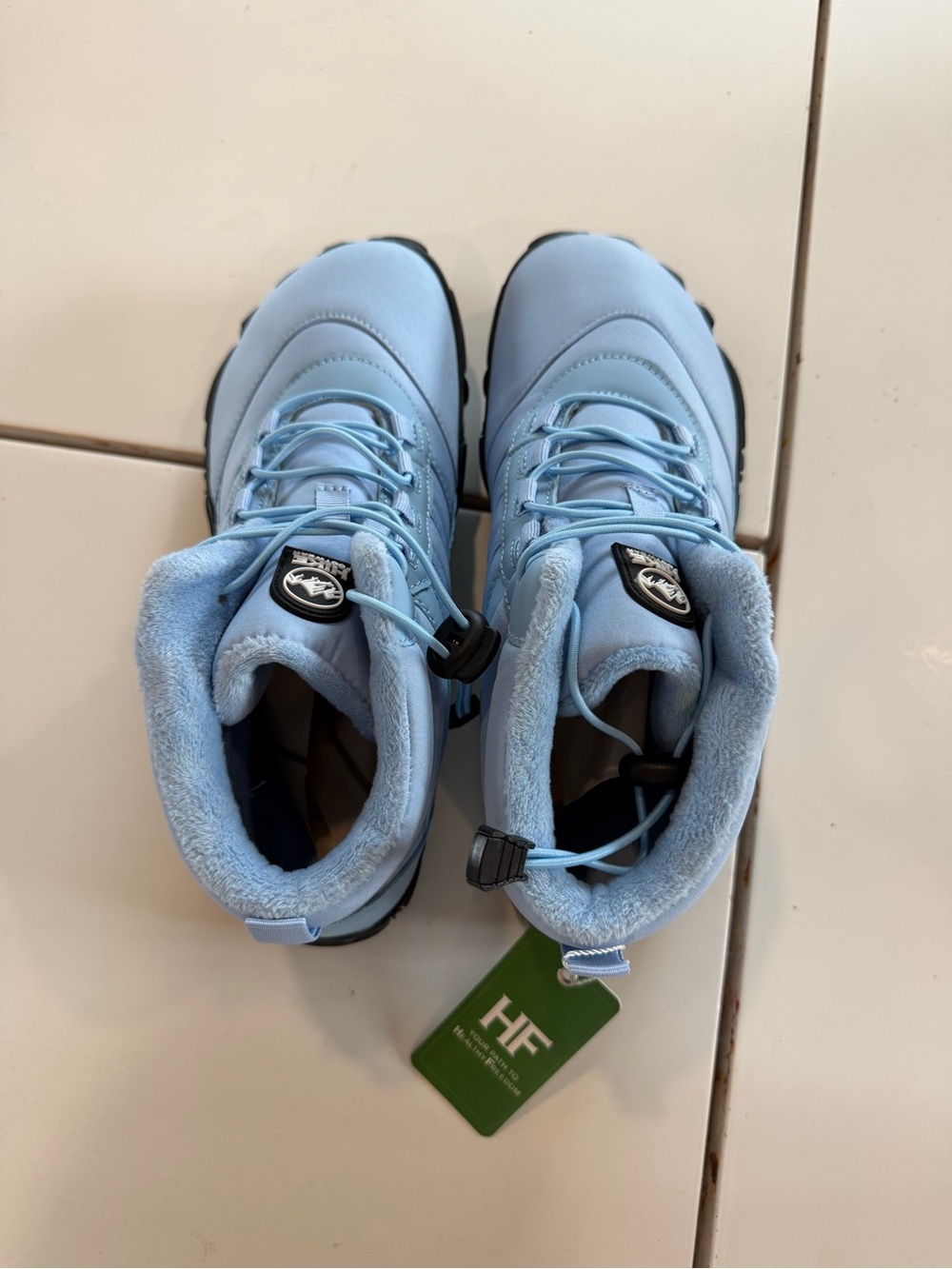 NWT Hike Footwear Light Blue Barefoot Style Hiking Boots Size 9 - Picture 5 of 7